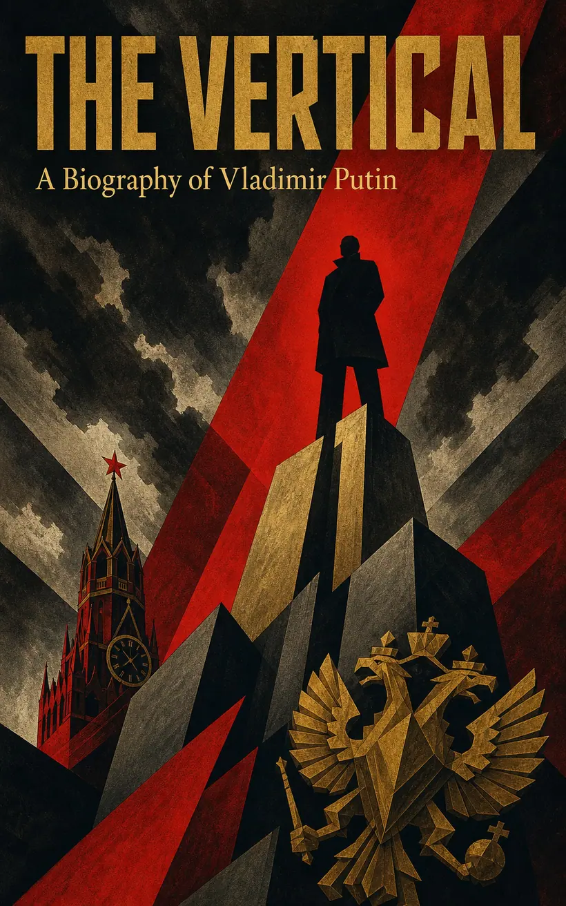 Cover of The Vertical, a biography of Putin