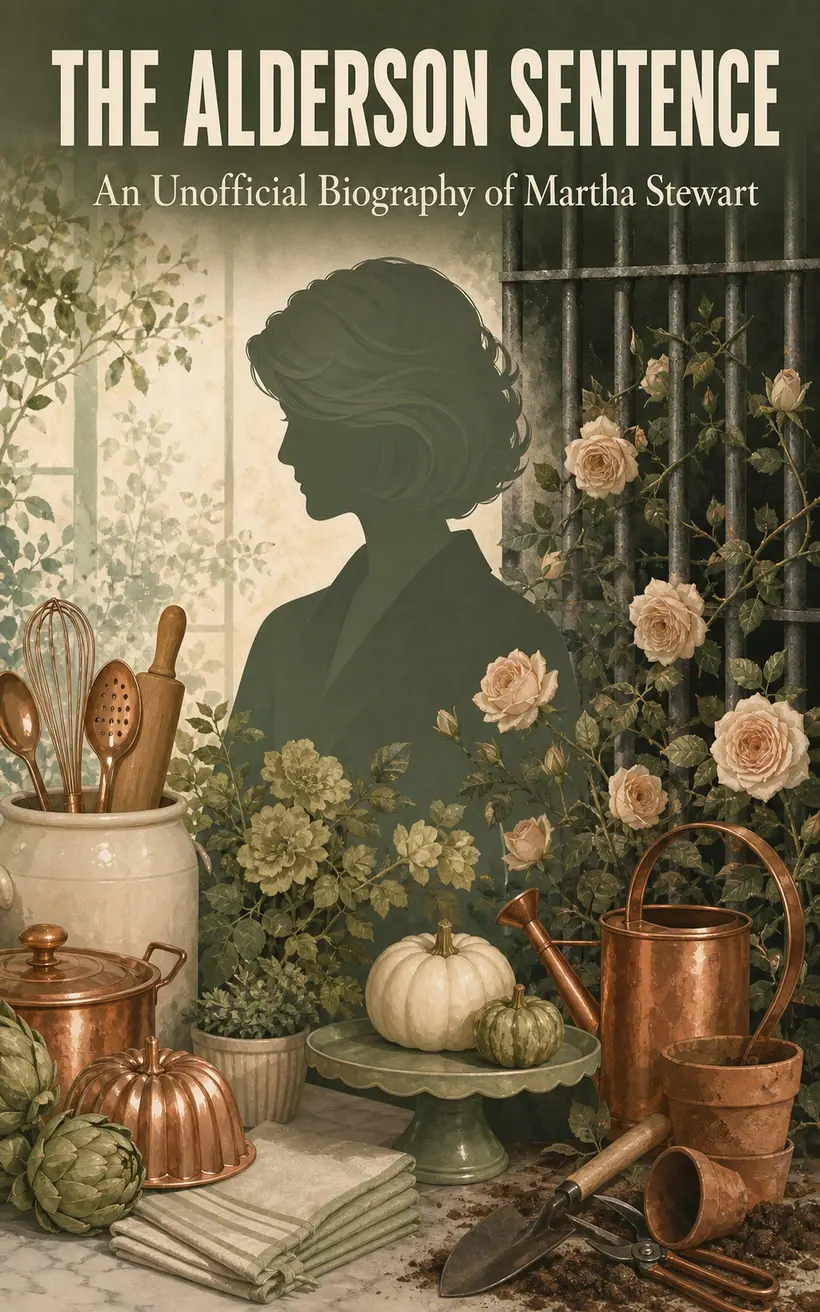 Cover of The Alderson Sentence, a biography of Martha Stewart