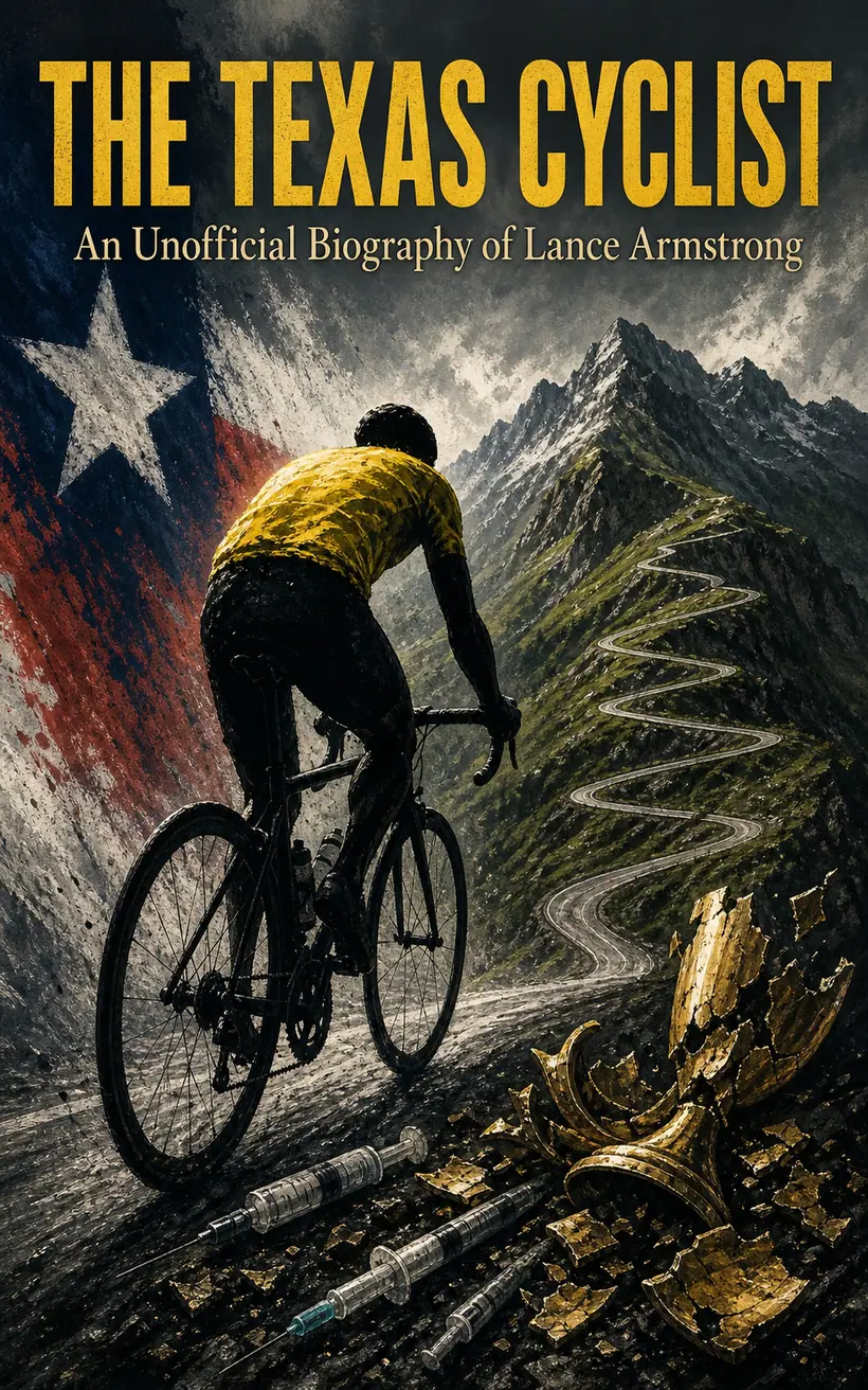Cover of The Texas Cyclist, a biography of Lance Armstrong