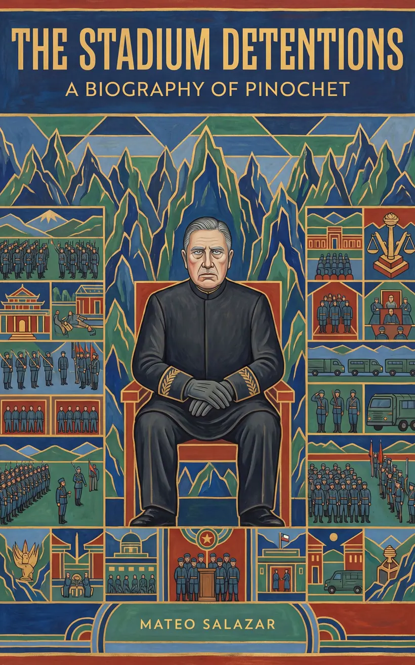 Cover of The Stadium Detentions, a biography of Pinochet