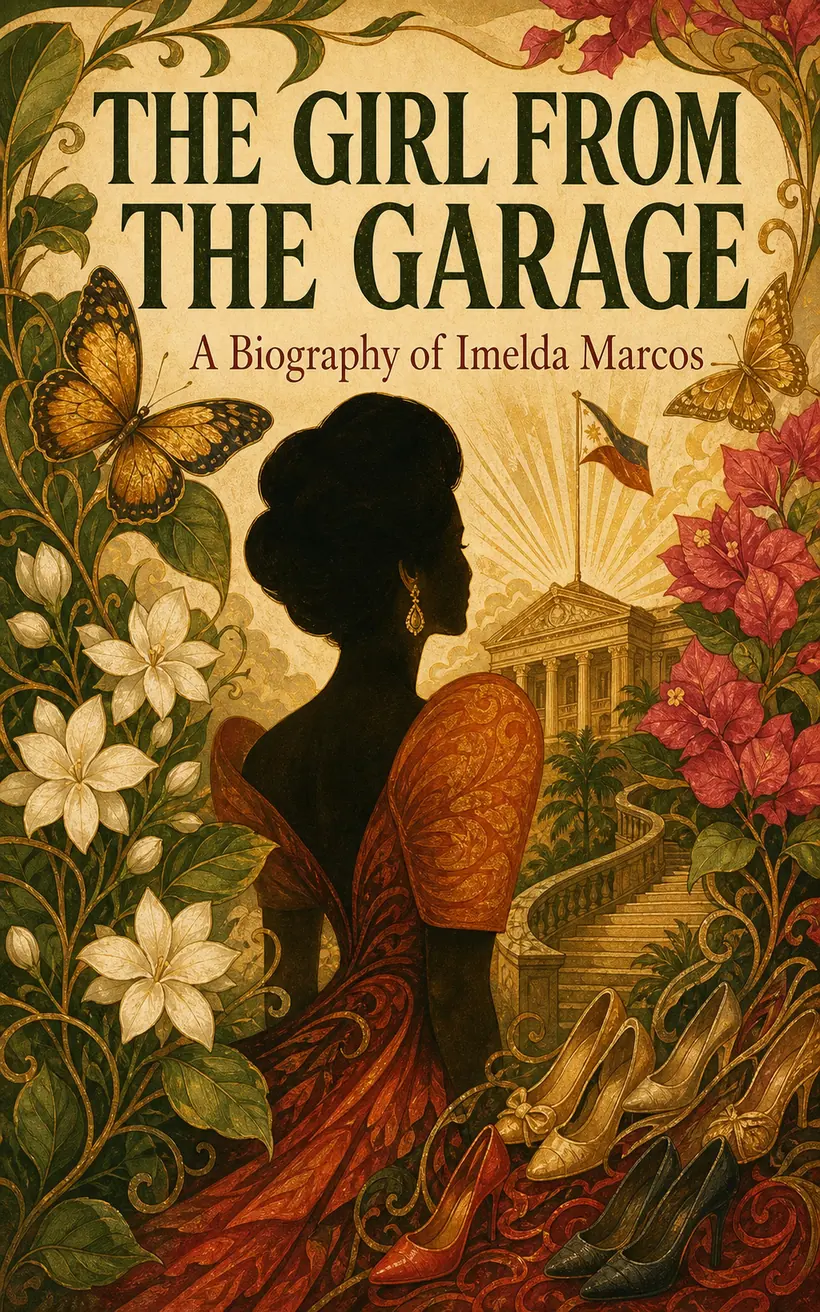 Cover of The Girl from the Garage, a biography of Imelda Marcos