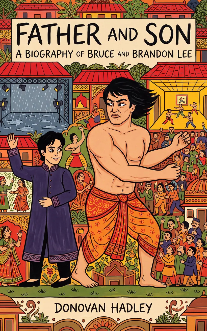 Cover of Father and Son, a biography of Bruce And Brandon Lee