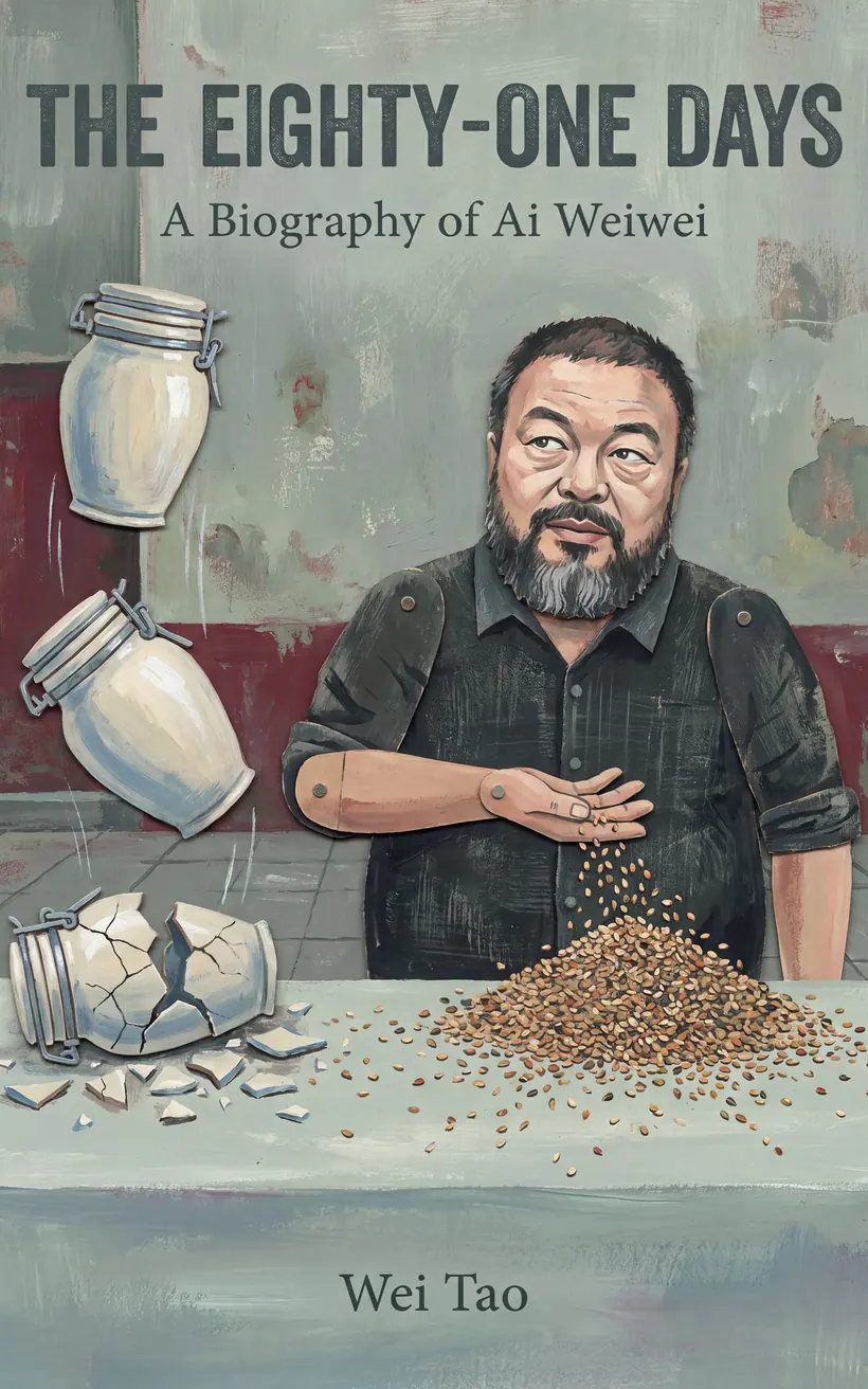 Cover of The Eighty-One Days, a biography of Ai Weiwei