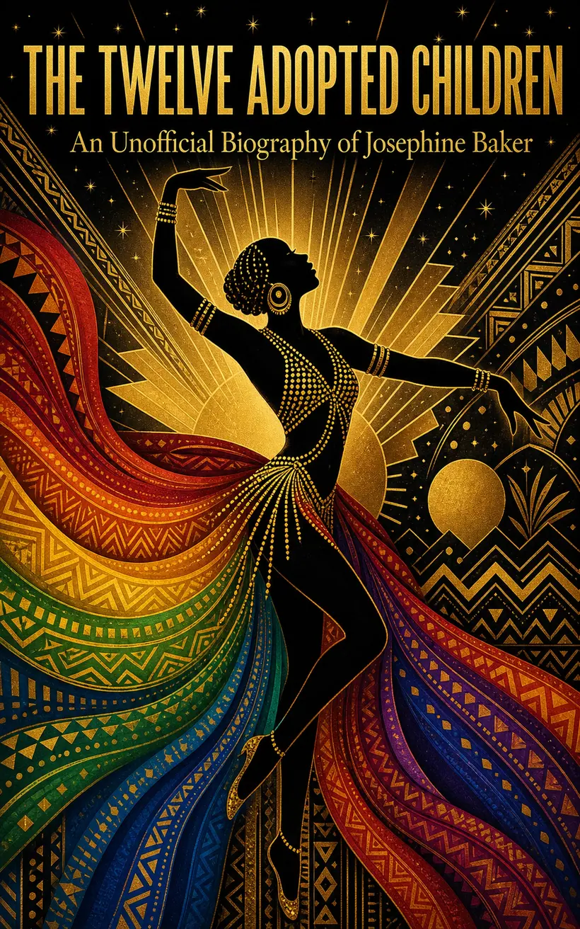 Cover of The Twelve Adopted Children, a biography of Josephine Baker