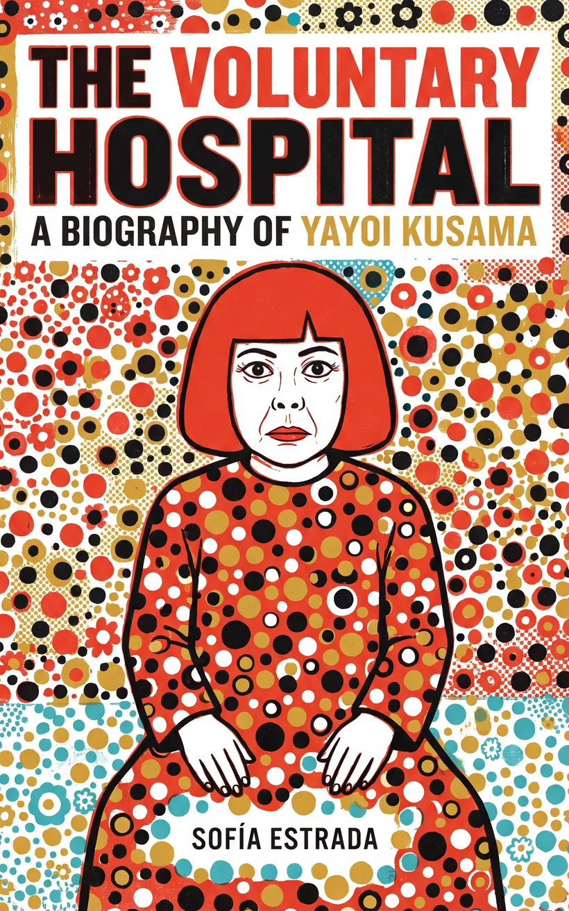 Cover of The Voluntary Hospital, a biography of Yayoi Kusama