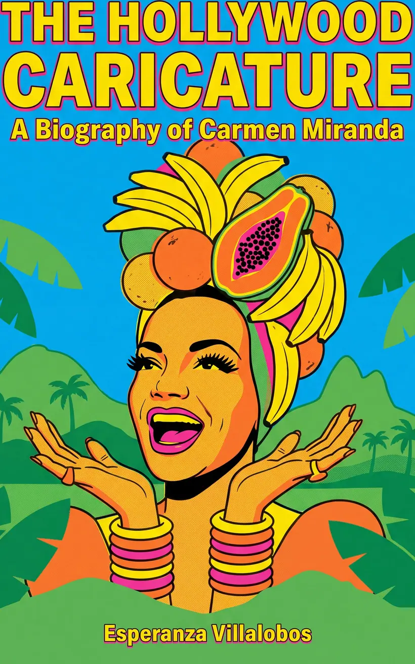 Cover of The Hollywood Caricature, a biography of Carmen Miranda