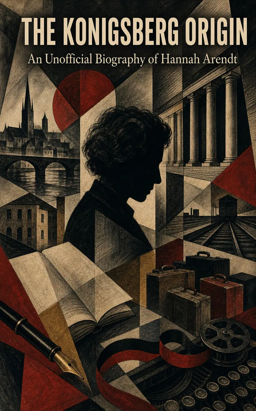 Cover of The Konigsberg Origin, a biography of Hannah Arendt