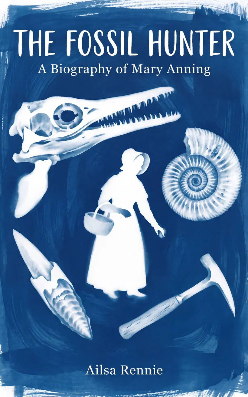 Cover of The Fossil Hunter, a biography of Mary Anning