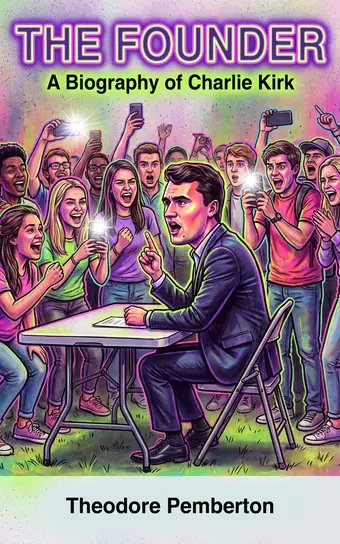 Cover of The Founder, a biography of Charlie Kirk