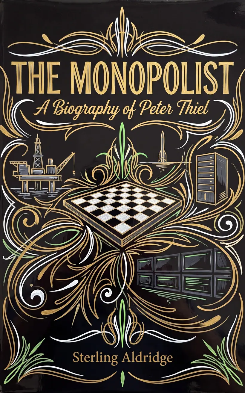 Cover of The Monopolist, a biography of Peter Thiel
