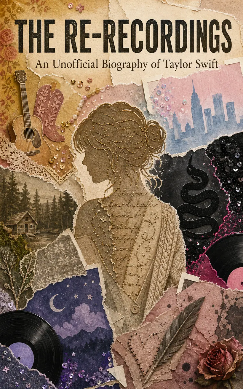 Cover of The Re-Recordings, a biography of Taylor Swift