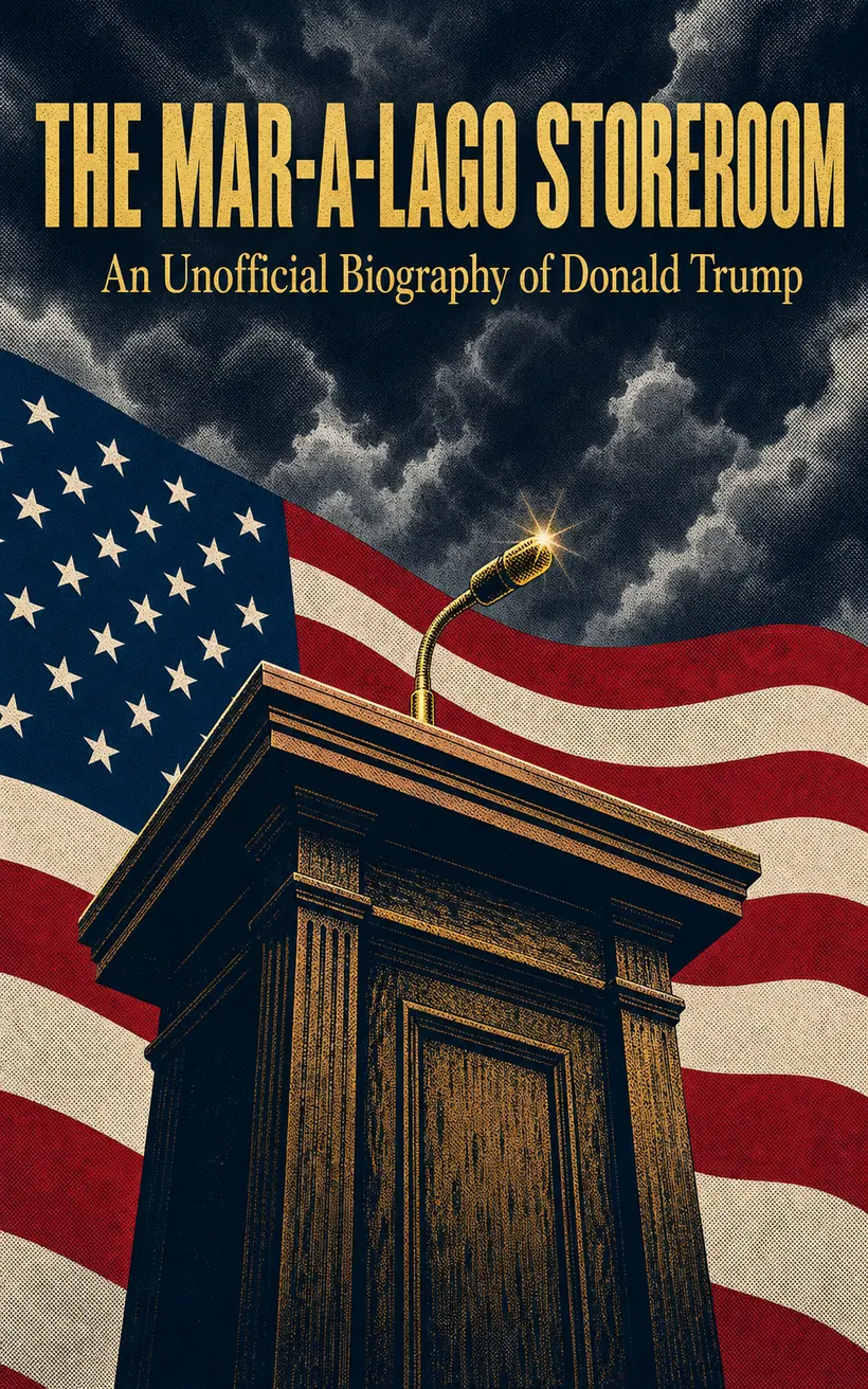 Cover of The Mar-a-Lago Storeroom, a biography of Donald Trump