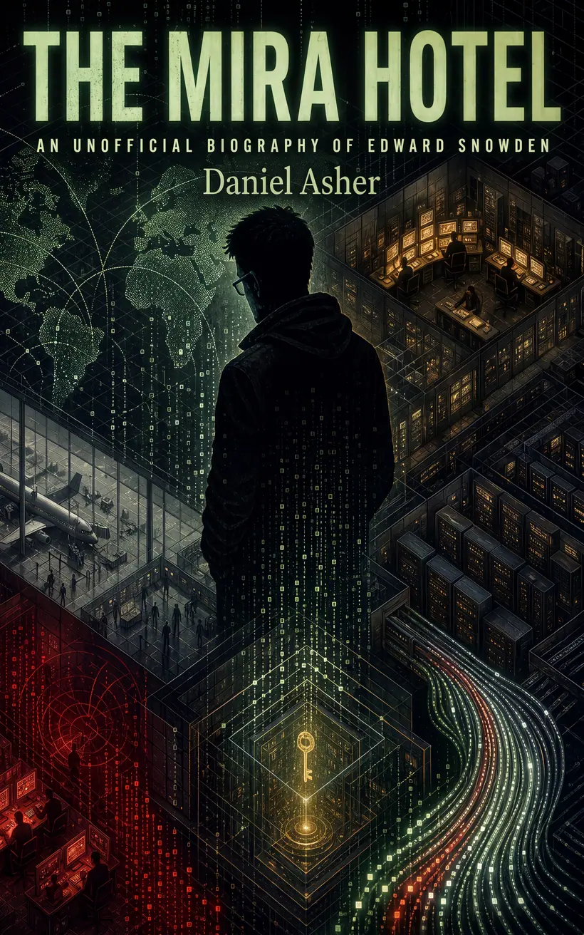 Cover of The Mira Hotel, a biography of Edward Snowden