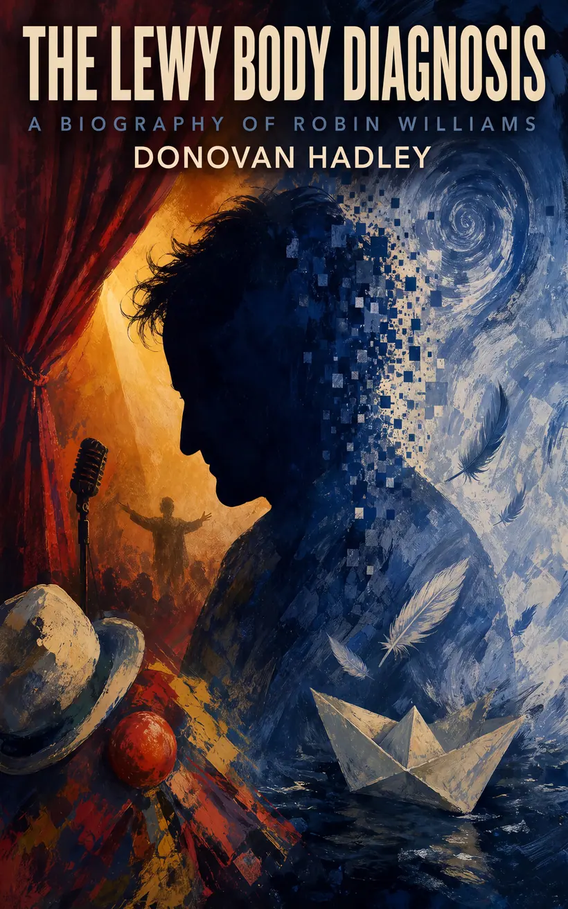Cover of The Lewy Body Diagnosis, a biography of Robin Williams