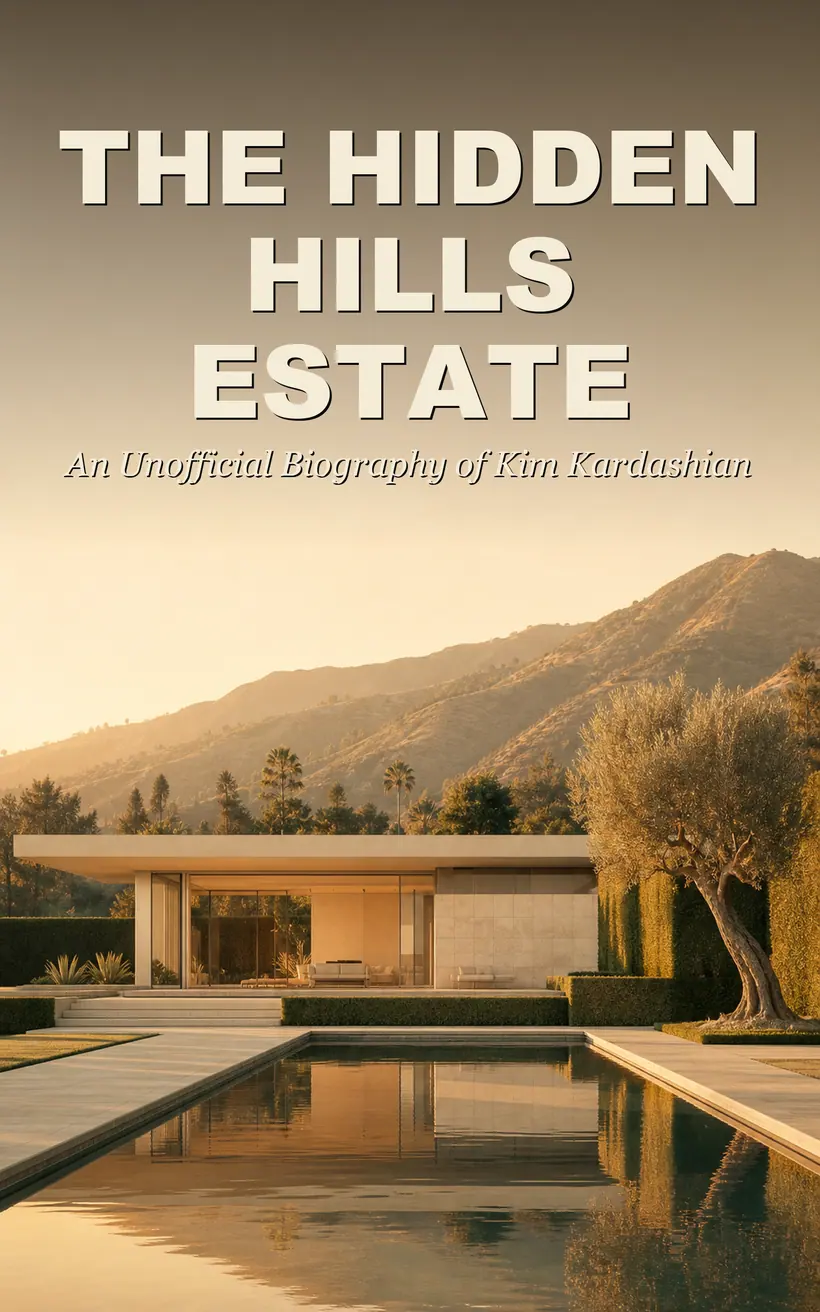 Cover of The Hidden Hills Estate, a biography of Kim Kardashian