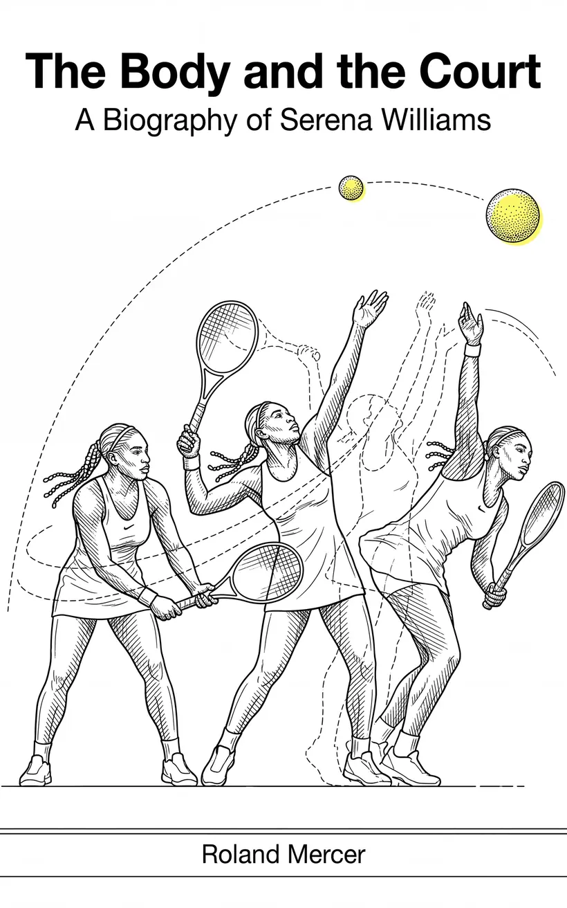 Cover of The Body and the Court, a biography of Serena Williams