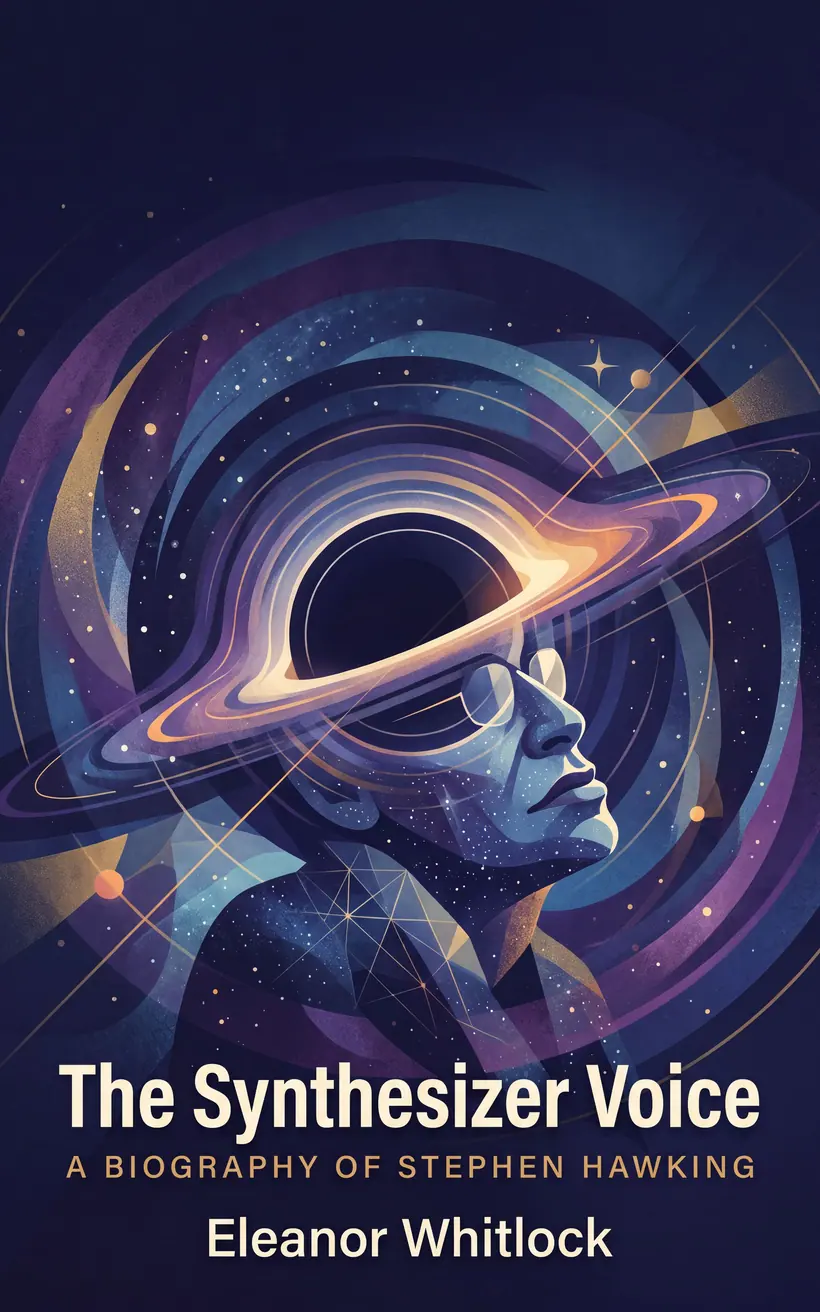 Cover of The Synthesizer Voice, a biography of Stephen Hawking