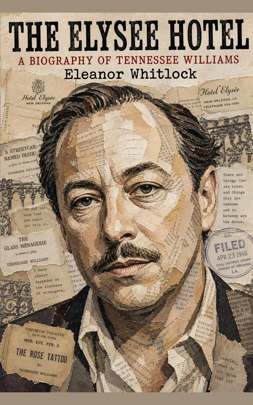 Cover of The Elysee Hotel, a biography of Tennessee Williams