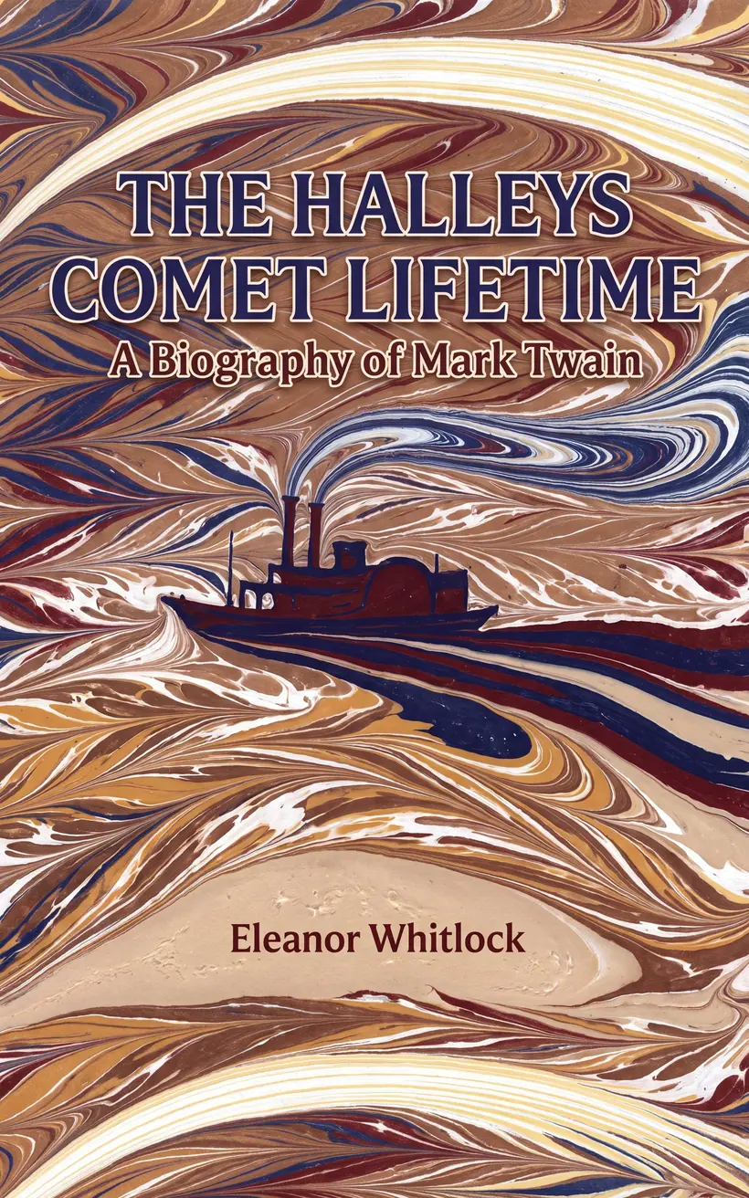 Cover of The Halleys Comet Lifetime, a biography of Mark Twain