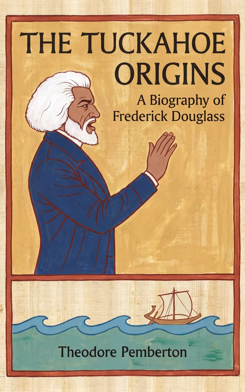 Cover of The Tuckahoe Origins, a biography of Frederick Douglass