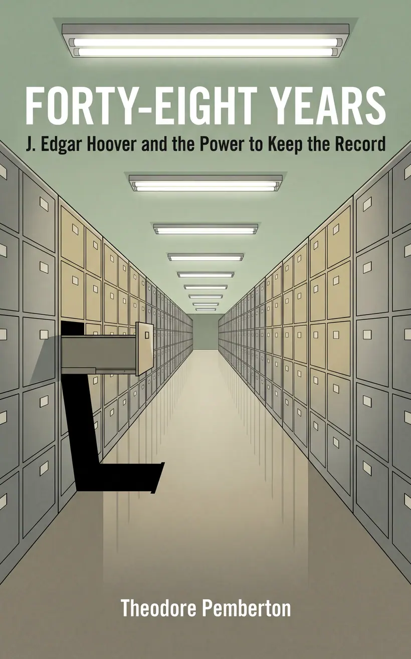 Cover of Forty-Eight Years, a biography of J Edgar Hoover