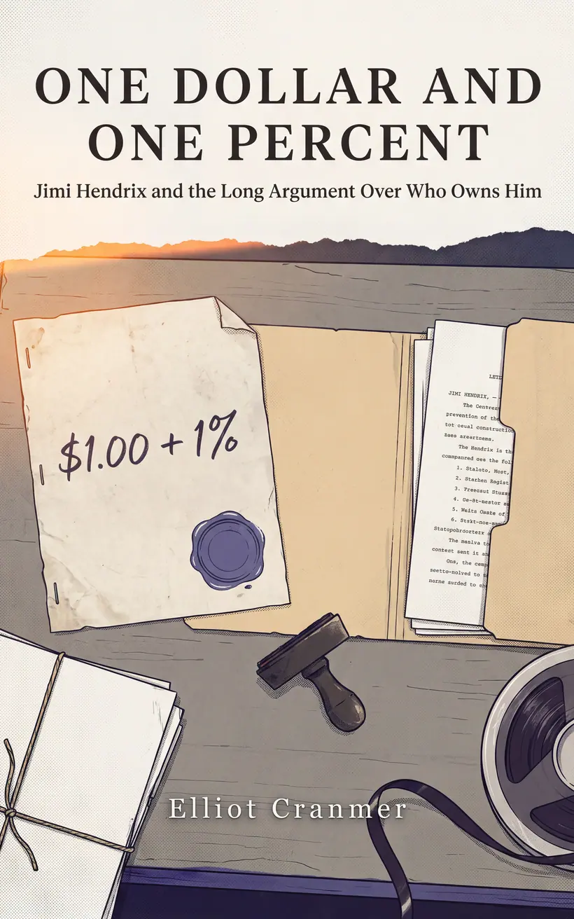 Cover of One Dollar and One Percent, a biography of Jimi Hendrix
