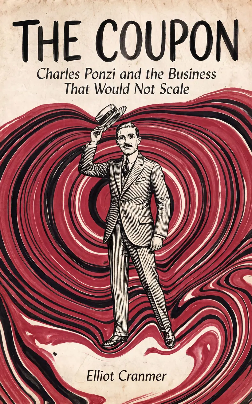 Cover of The Coupon, a biography of Charles Ponzi
