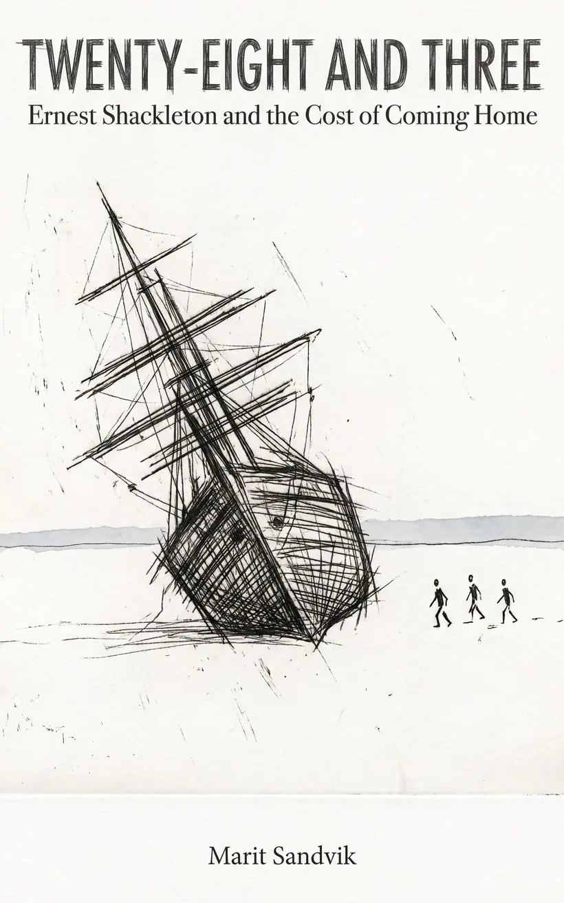 Cover of Twenty-Eight and Three, a biography of Ernest Shackleton