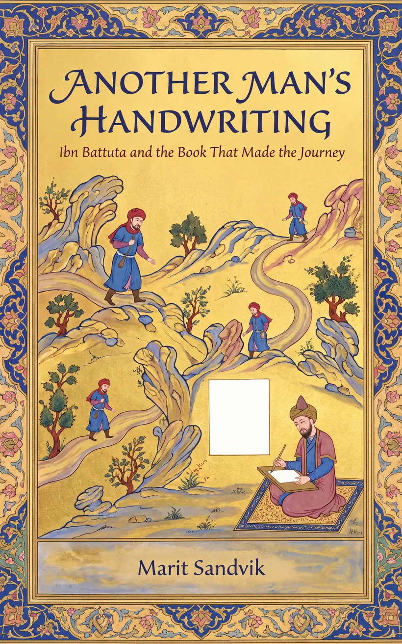 Cover of Another Man's Handwriting, a biography of Ibn Battuta