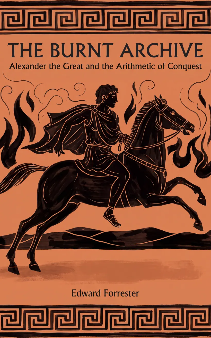 Cover of The Burnt Archive, a biography of Alexander The Great
