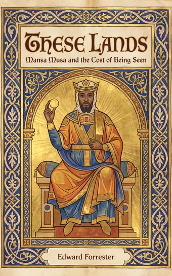 Cover of These Lands, a biography of Mansa Musa